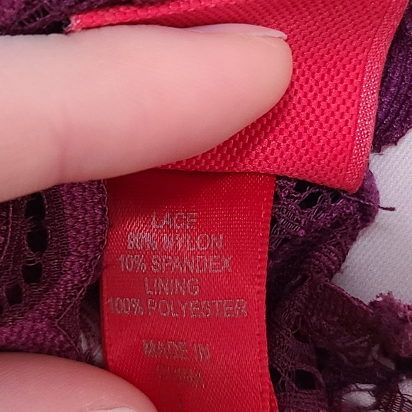Daytrip Burgundy Racerback Bralette - Picture 4 of 4